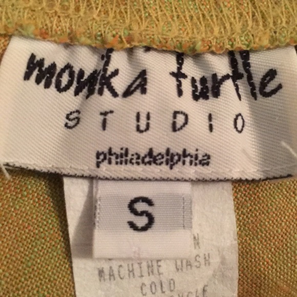 Linen Set Yellow Crop Top Maxi Skirt S Quirk - Picture 6 of 6